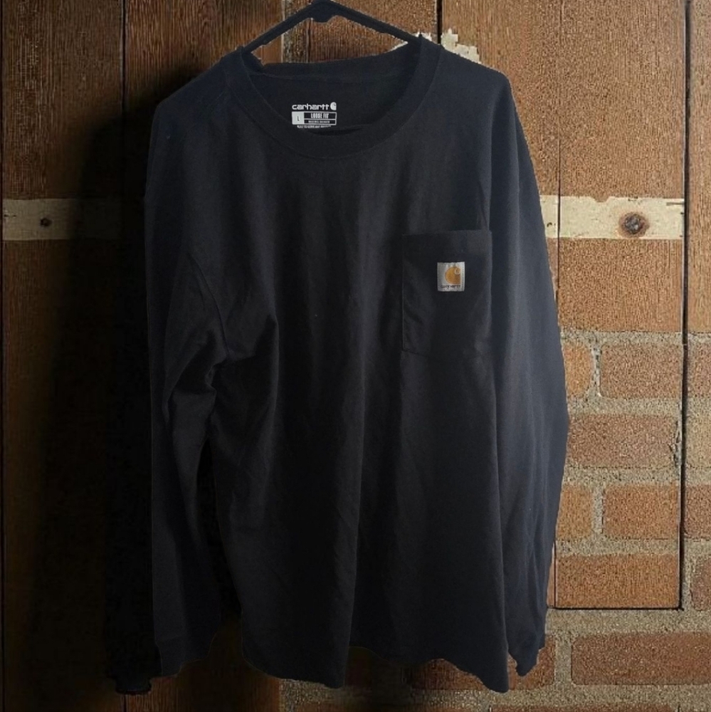 Carhartt Men's Dark Gray Long Sleeve Tee